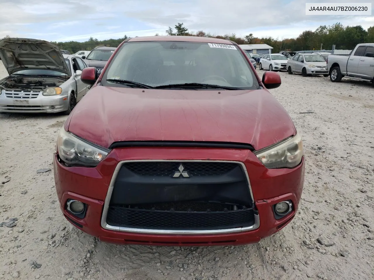 2011 Mitsubishi Outlander Sport Se VIN: JA4AR4AU7BZ006230 Lot: 71799894