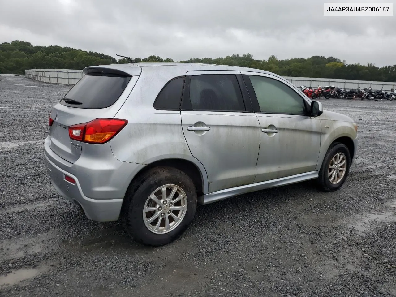 2011 Mitsubishi Outlander Sport Es VIN: JA4AP3AU4BZ006167 Lot: 72086934