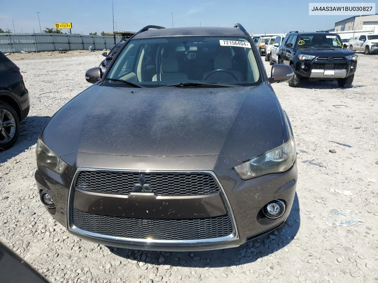 2011 Mitsubishi Outlander Se VIN: JA4AS3AW1BU030827 Lot: 72156404