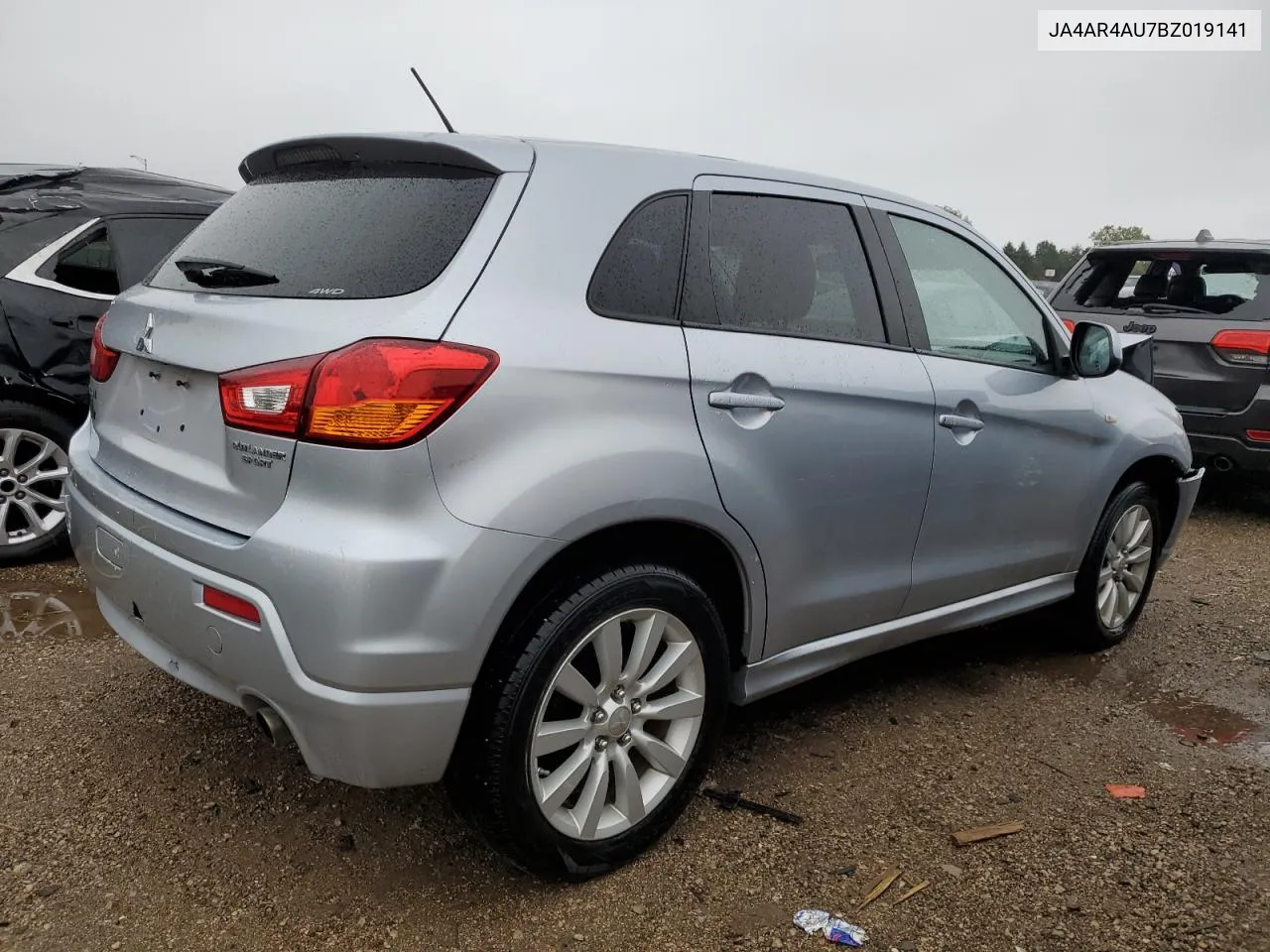 2011 Mitsubishi Outlander Sport Se VIN: JA4AR4AU7BZ019141 Lot: 72214574