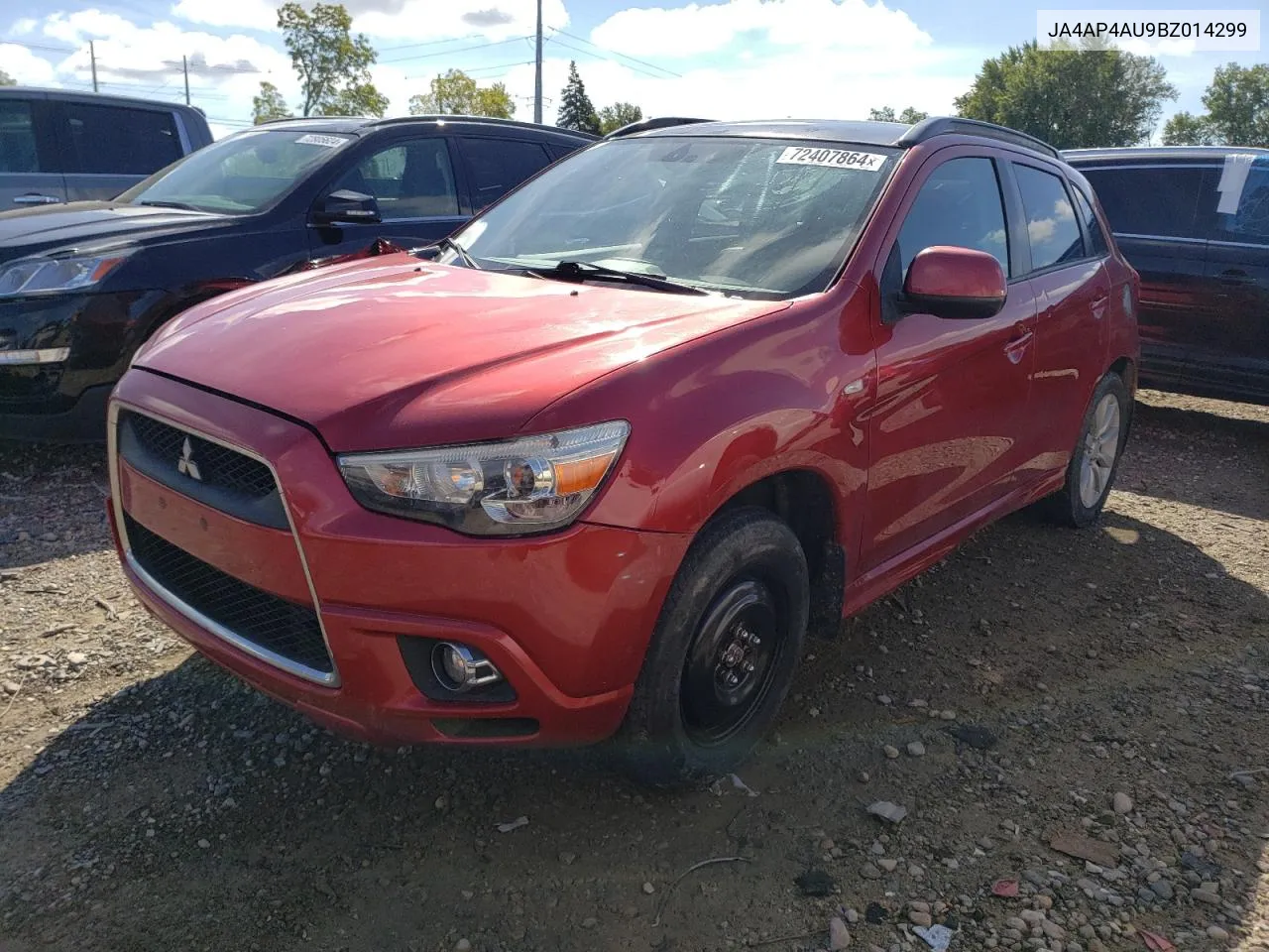 JA4AP4AU9BZ014299 2011 Mitsubishi Outlander Sport Se