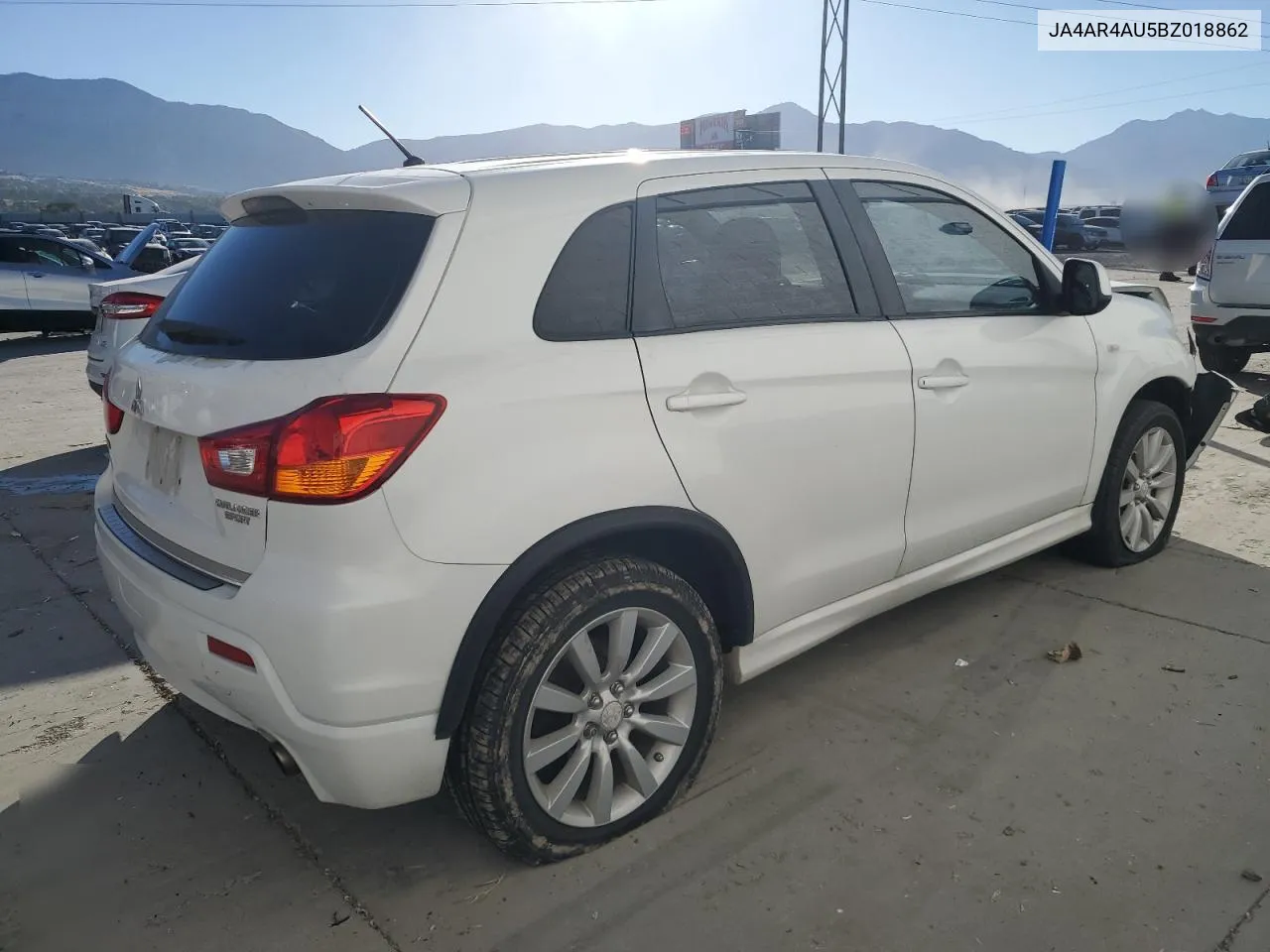 2011 Mitsubishi Outlander Sport Se VIN: JA4AR4AU5BZ018862 Lot: 72969834