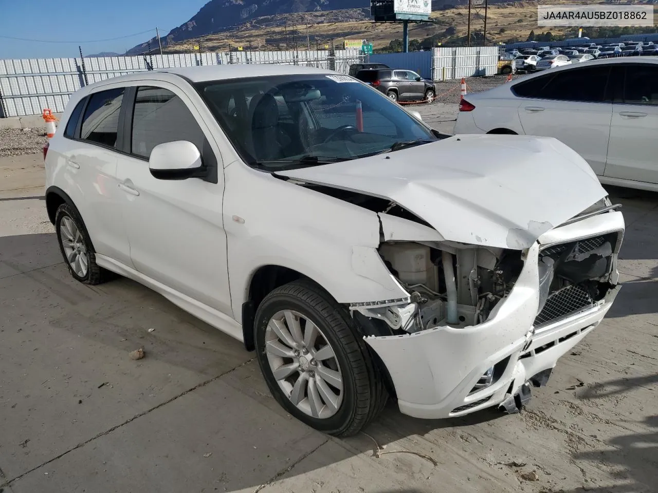 2011 Mitsubishi Outlander Sport Se VIN: JA4AR4AU5BZ018862 Lot: 72969834