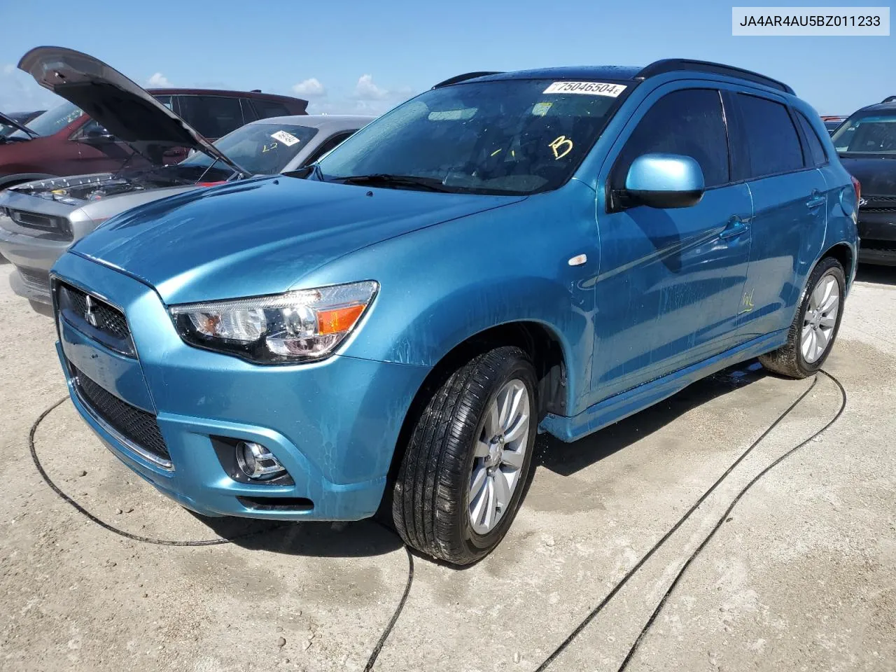 2011 Mitsubishi Outlander Sport Se VIN: JA4AR4AU5BZ011233 Lot: 75046504