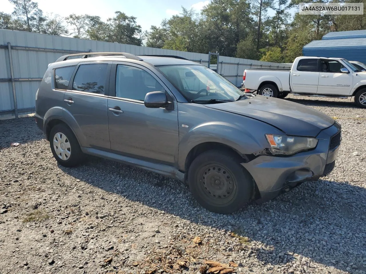 2011 Mitsubishi Outlander Es VIN: JA4AS2AW6BU017131 Lot: 75120894