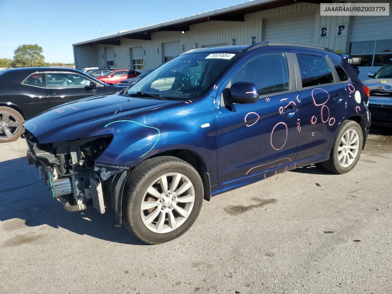 2011 Mitsubishi Outlander Sport Se VIN: JA4AR4AU9BZ003779 Lot: 75634084