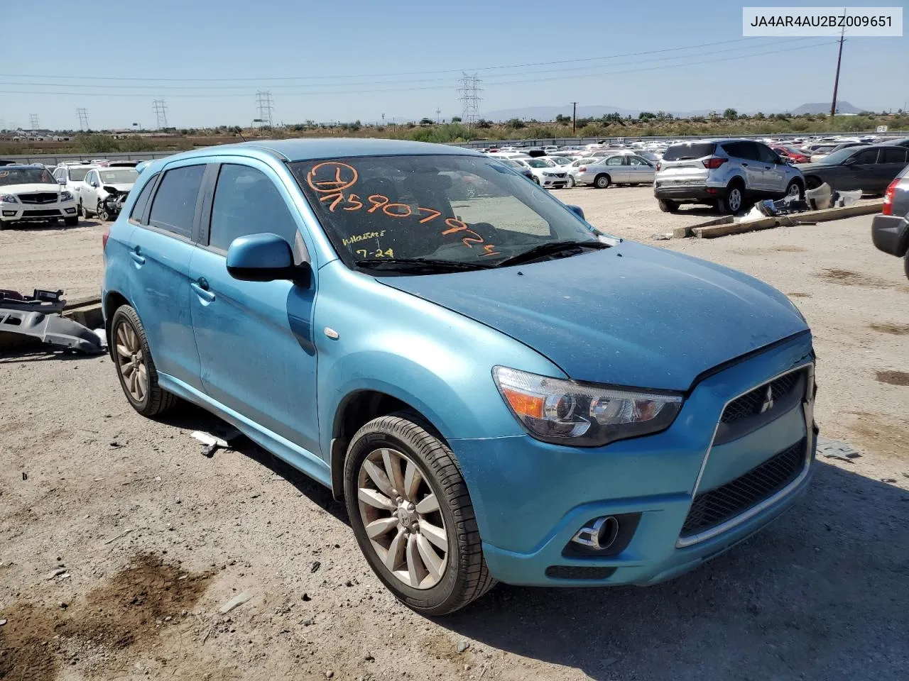 2011 Mitsubishi Outlander Sport Se VIN: JA4AR4AU2BZ009651 Lot: 75907924