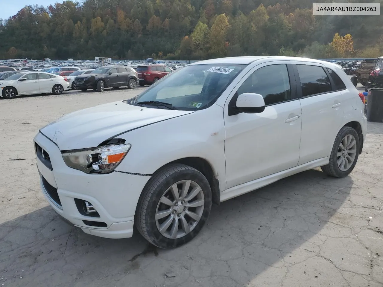 2011 Mitsubishi Outlander Sport Se VIN: JA4AR4AU1BZ004263 Lot: 75966884