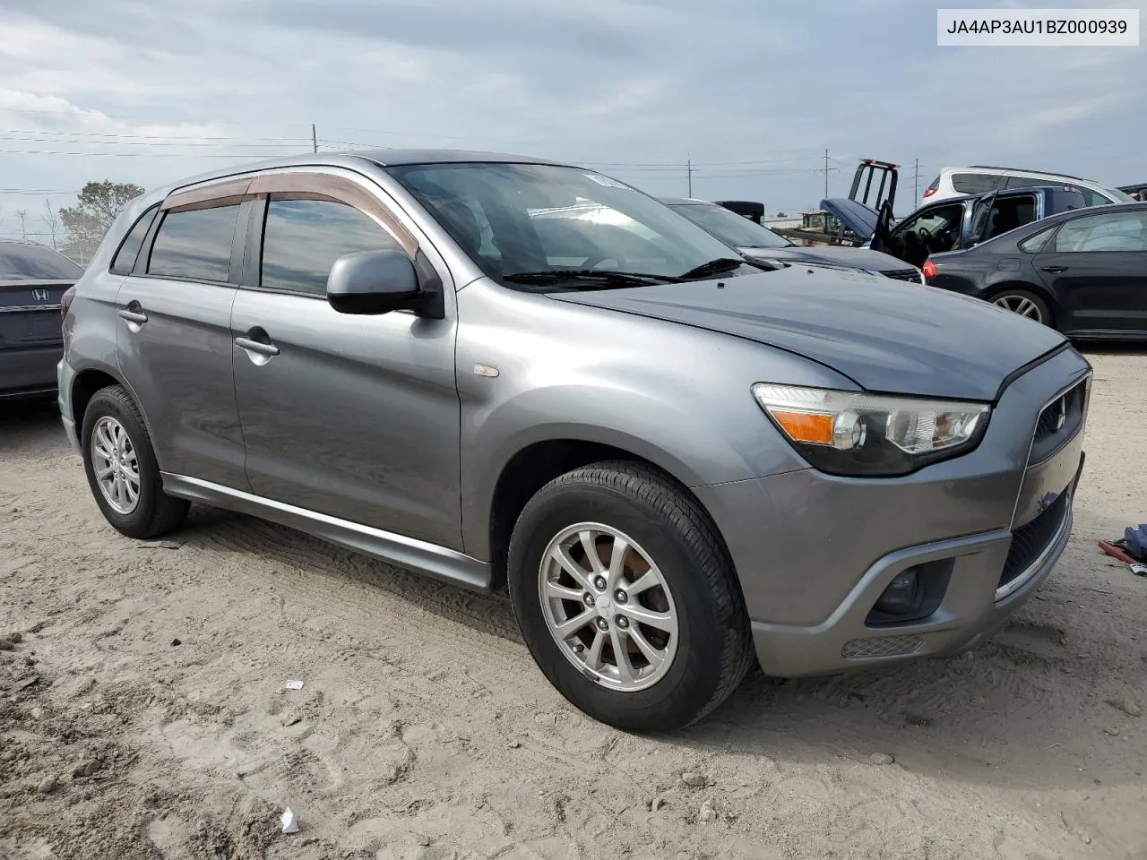 2011 Mitsubishi Outlander Sport Es VIN: JA4AP3AU1BZ000939 Lot: 76370124