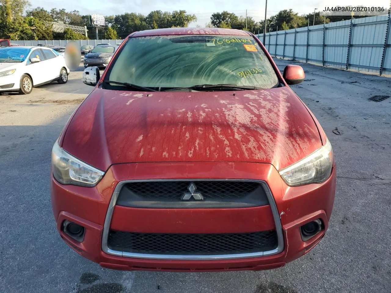 2011 Mitsubishi Outlander Sport Es VIN: JA4AP3AU2BZ010136 Lot: 76821184