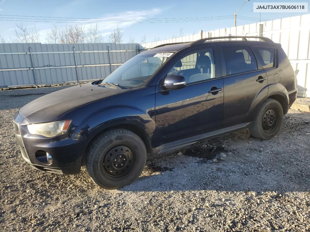 2011 Mitsubishi Outlander Se VIN: JA4JT3AX7BU606118 Lot: 77179114