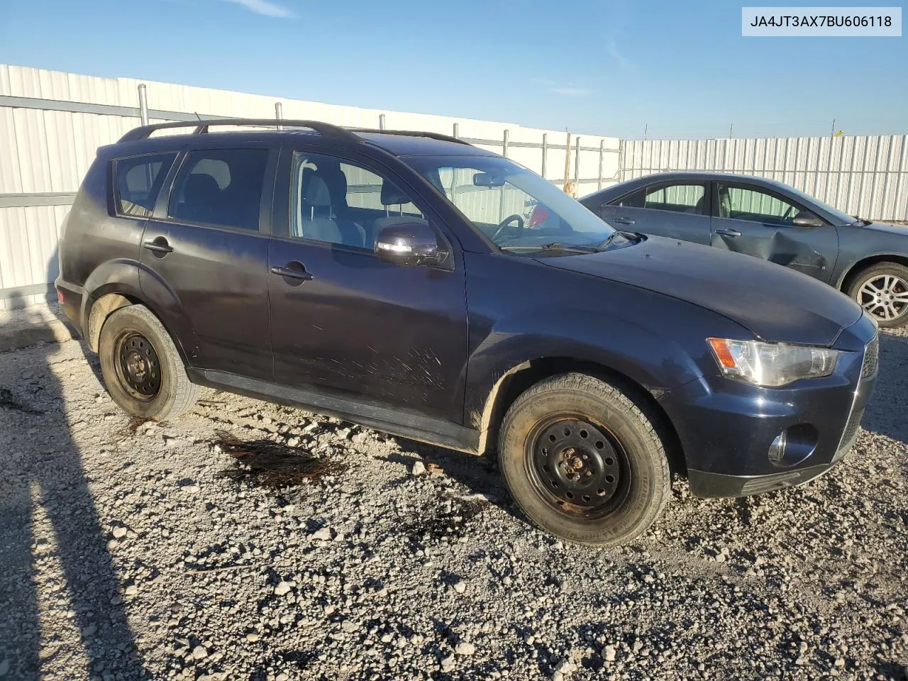 2011 Mitsubishi Outlander Se VIN: JA4JT3AX7BU606118 Lot: 77179114