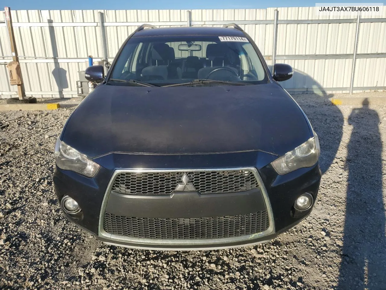 2011 Mitsubishi Outlander Se VIN: JA4JT3AX7BU606118 Lot: 77179114