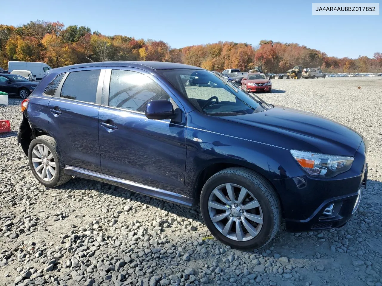 2011 Mitsubishi Outlander Sport Se VIN: JA4AR4AU8BZ017852 Lot: 77916984