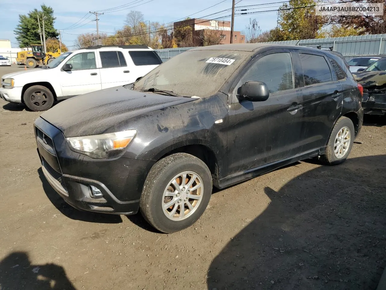 2011 Mitsubishi Outlander Sport Es VIN: JA4AP3AU8BZ004213 Lot: 78710484