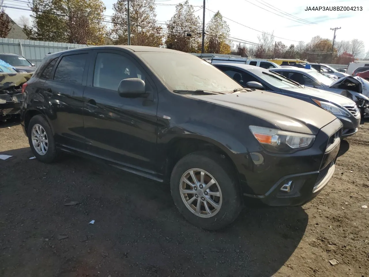 2011 Mitsubishi Outlander Sport Es VIN: JA4AP3AU8BZ004213 Lot: 78710484