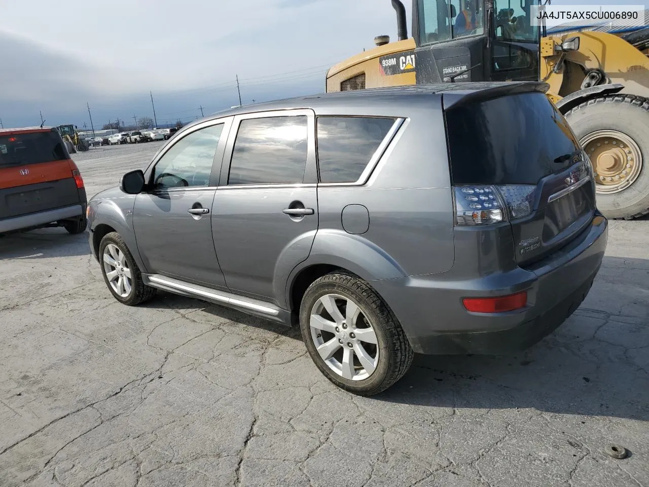 2012 Mitsubishi Outlander Gt VIN: JA4JT5AX5CU006890 Lot: 43721233