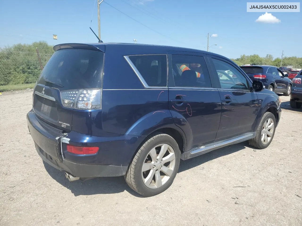 2012 Mitsubishi Outlander Gt VIN: JA4JS4AX5CU002433 Lot: 66708394