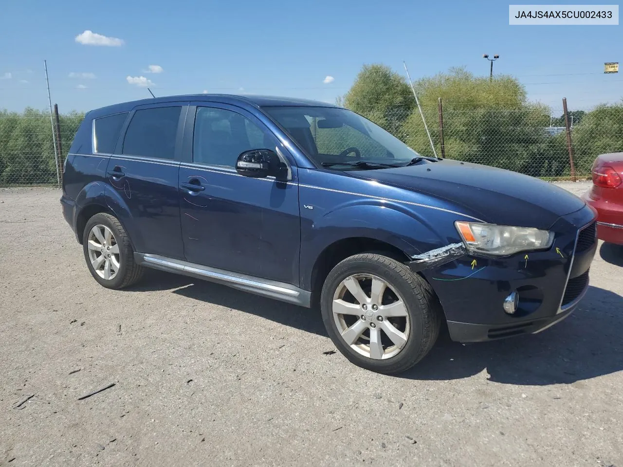 JA4JS4AX5CU002433 2012 Mitsubishi Outlander Gt