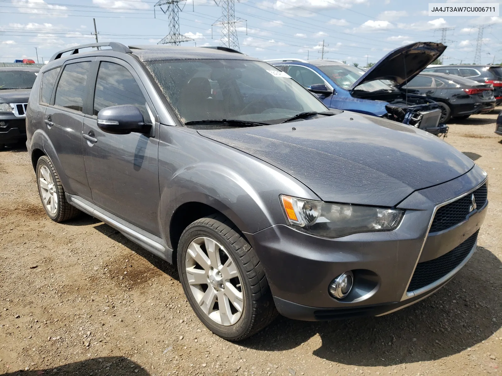 2012 Mitsubishi Outlander Se VIN: JA4JT3AW7CU006711 Lot: 68434974