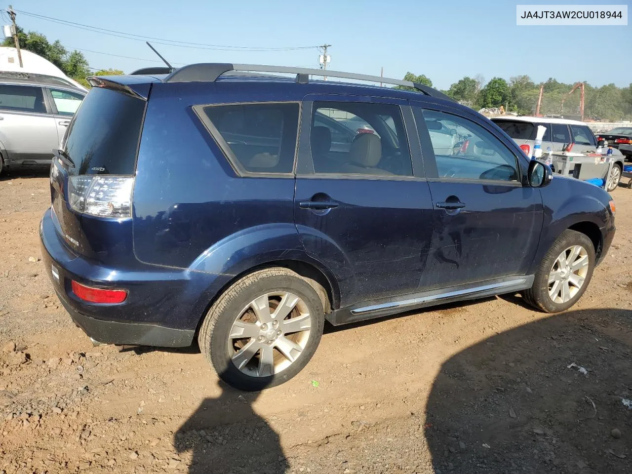 2012 Mitsubishi Outlander Se VIN: JA4JT3AW2CU018944 Lot: 68949574