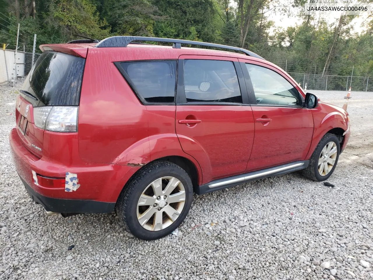 2012 Mitsubishi Outlander Se VIN: JA4AS3AW6CU000496 Lot: 69068574