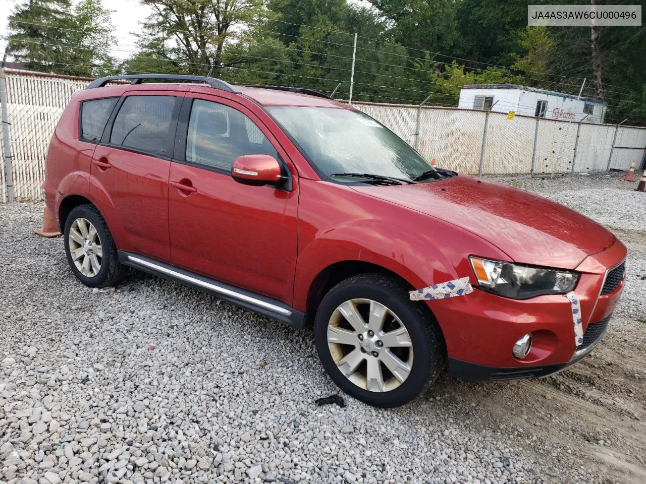 2012 Mitsubishi Outlander Se VIN: JA4AS3AW6CU000496 Lot: 69068574