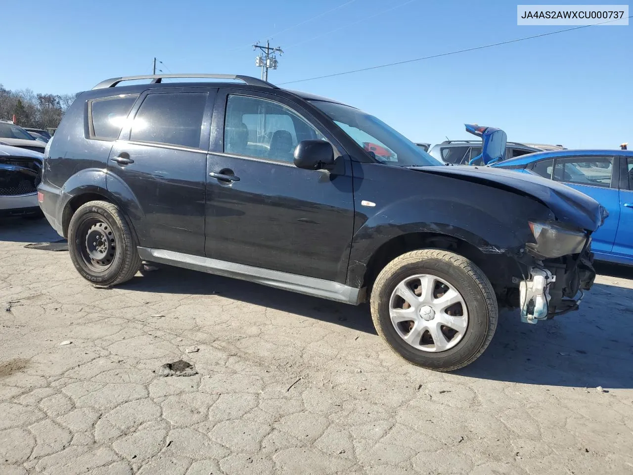 2012 Mitsubishi Outlander Es VIN: JA4AS2AWXCU000737 Lot: 70367484