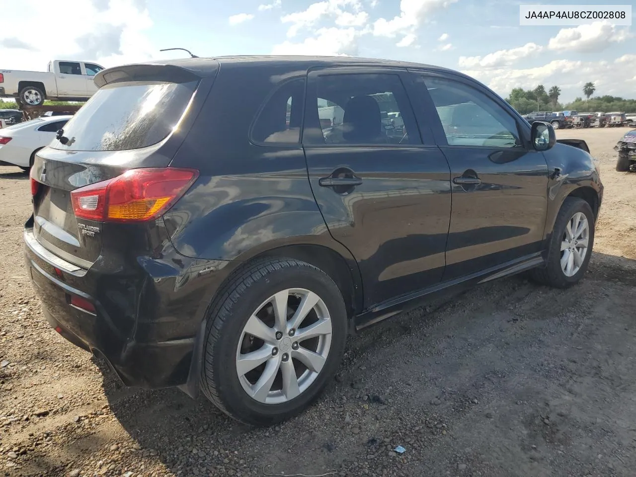 2012 Mitsubishi Outlander Sport Se VIN: JA4AP4AU8CZ002808 Lot: 71225434