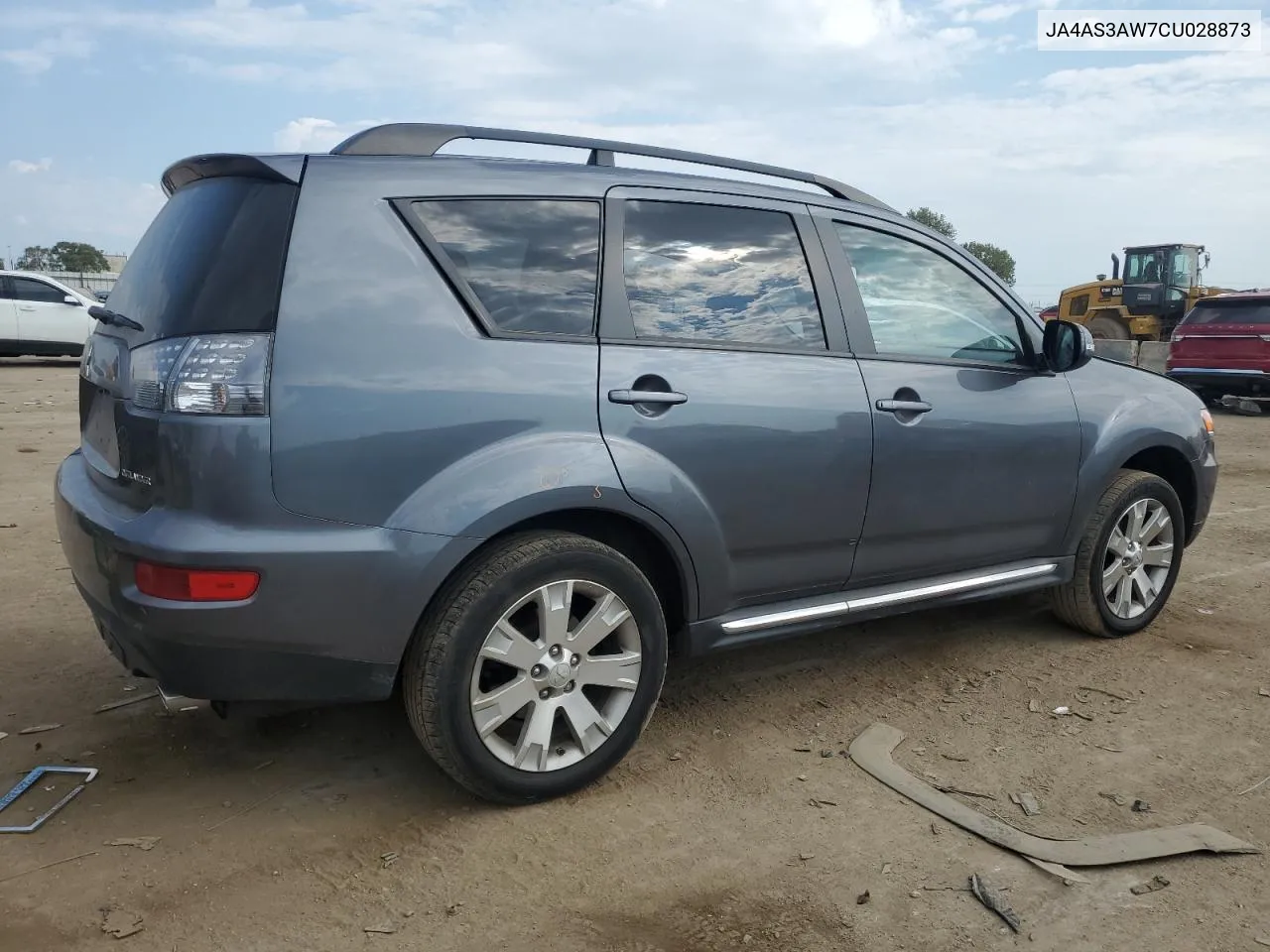 2012 Mitsubishi Outlander Se VIN: JA4AS3AW7CU028873 Lot: 71334794