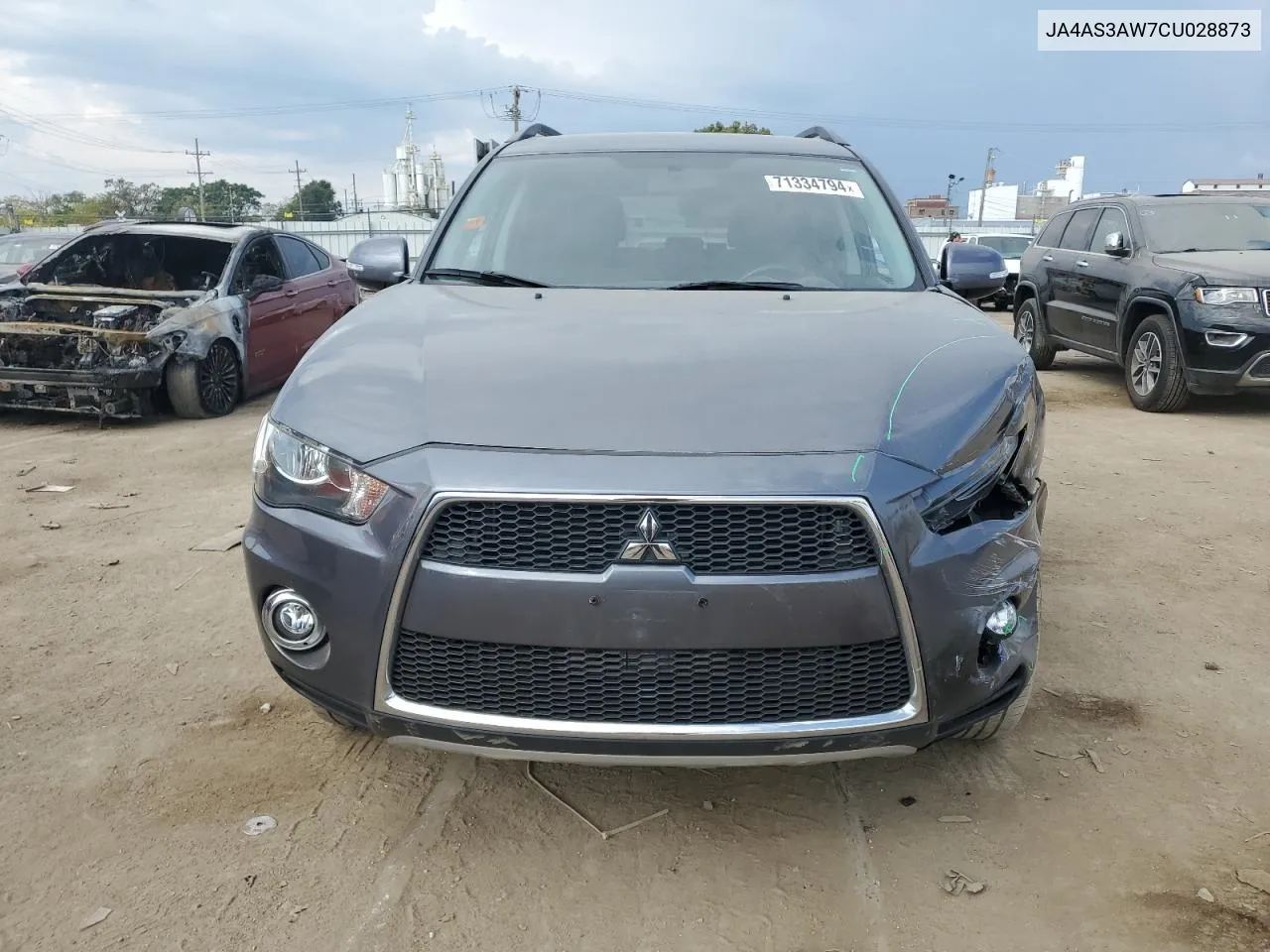 2012 Mitsubishi Outlander Se VIN: JA4AS3AW7CU028873 Lot: 71334794