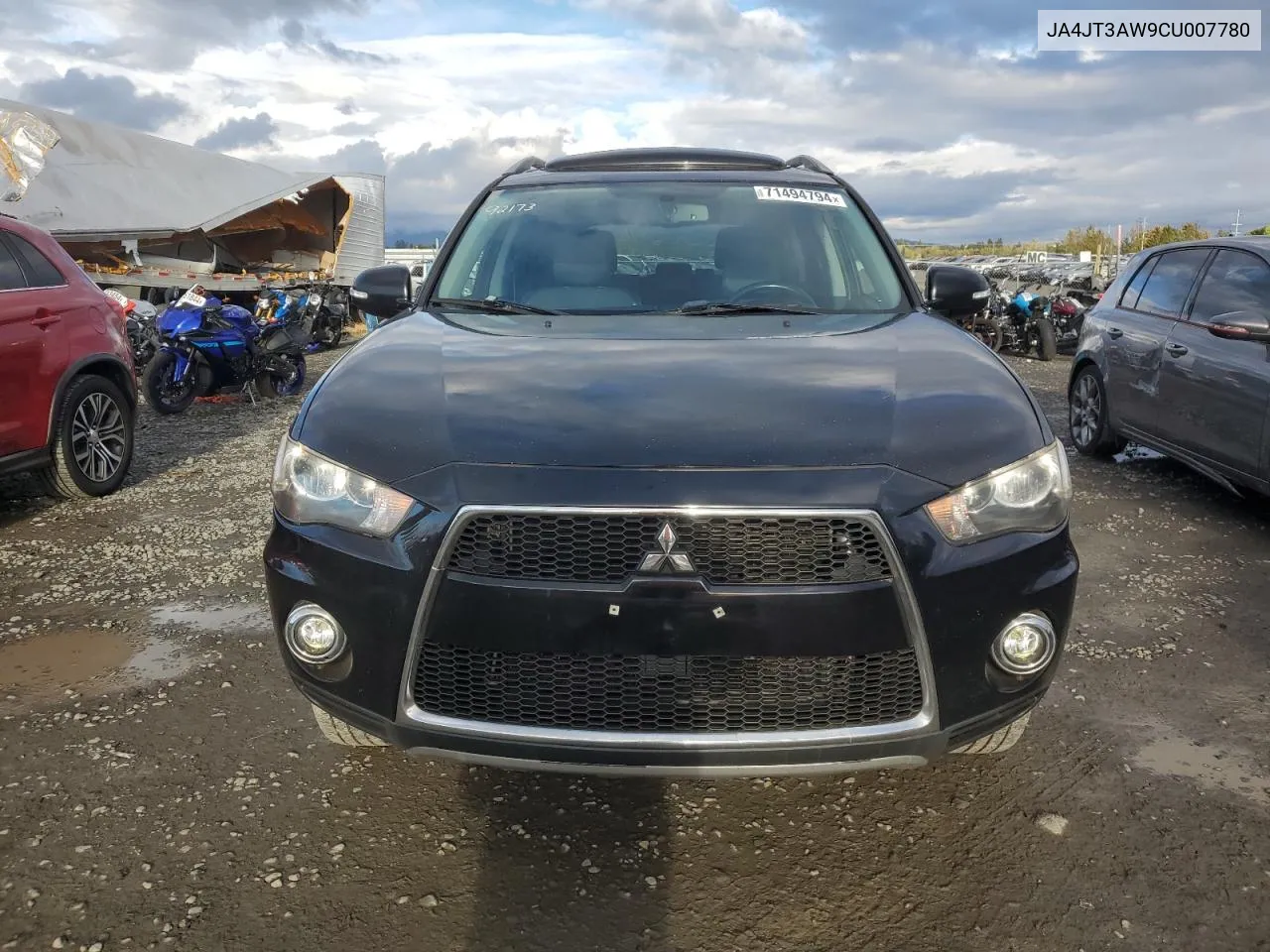 2012 Mitsubishi Outlander Se VIN: JA4JT3AW9CU007780 Lot: 71494794