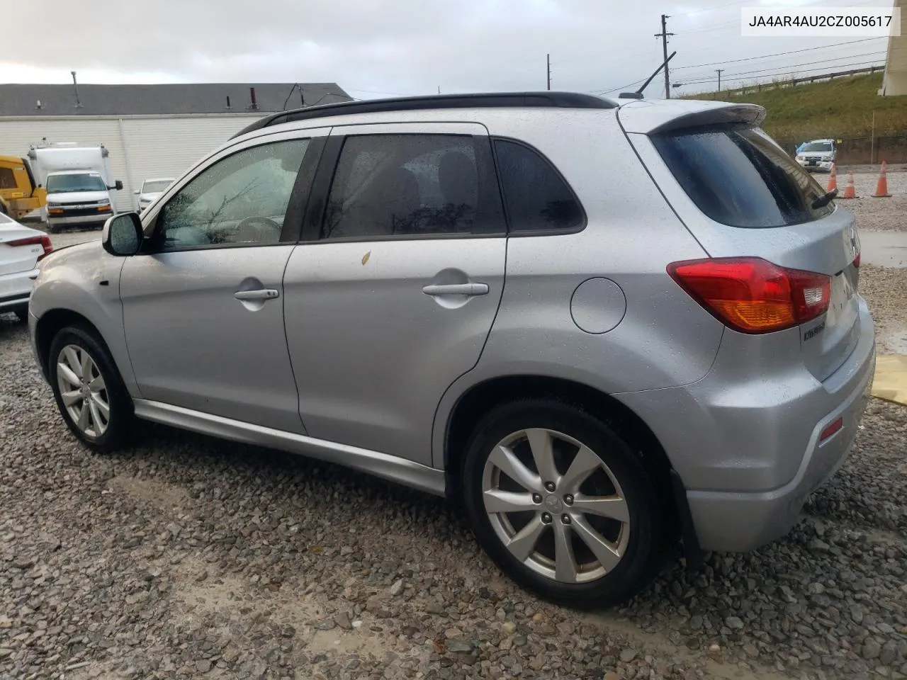 2012 Mitsubishi Outlander Sport Se VIN: JA4AR4AU2CZ005617 Lot: 76270284