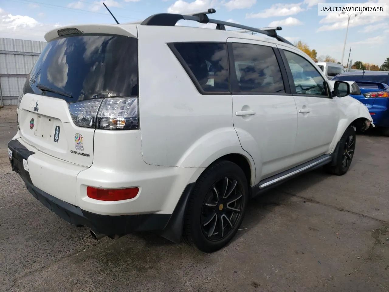 2012 Mitsubishi Outlander Se VIN: JA4JT3AW1CU007658 Lot: 78393434