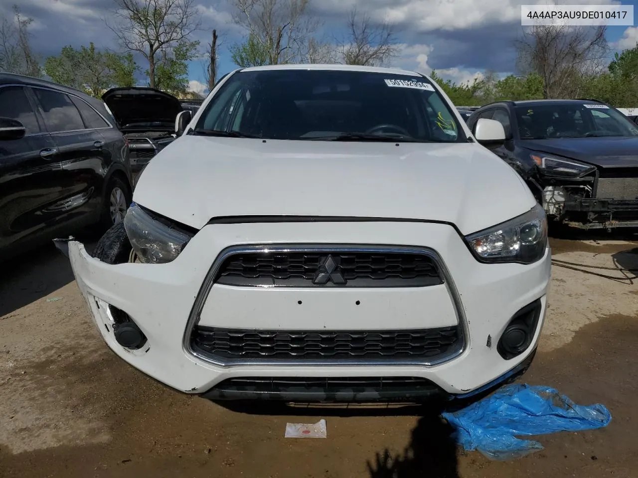 2013 Mitsubishi Outlander Sport Es VIN: 4A4AP3AU9DE010417 Lot: 50152994