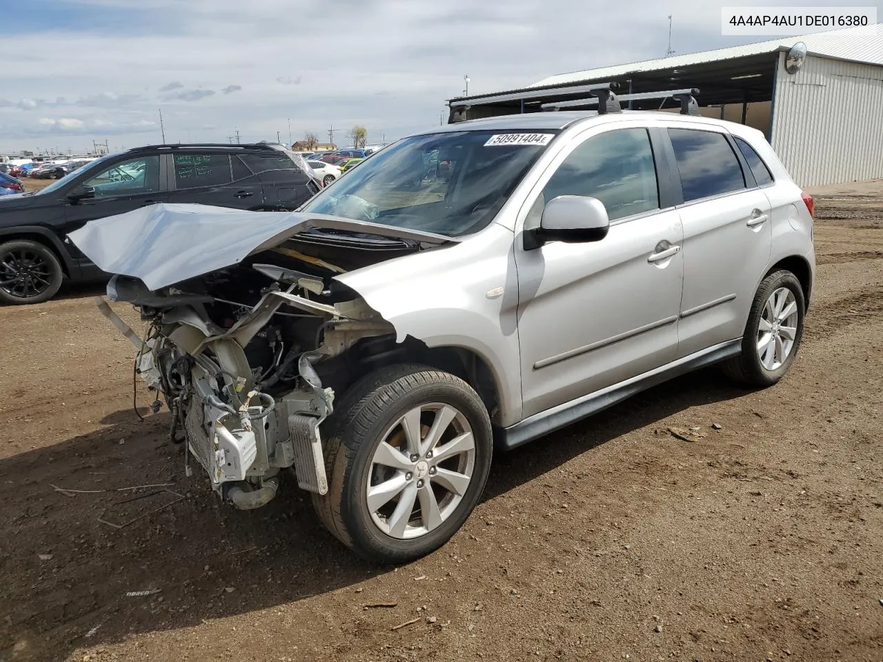 2013 Mitsubishi Outlander Sport Se VIN: 4A4AP4AU1DE016380 Lot: 50991404