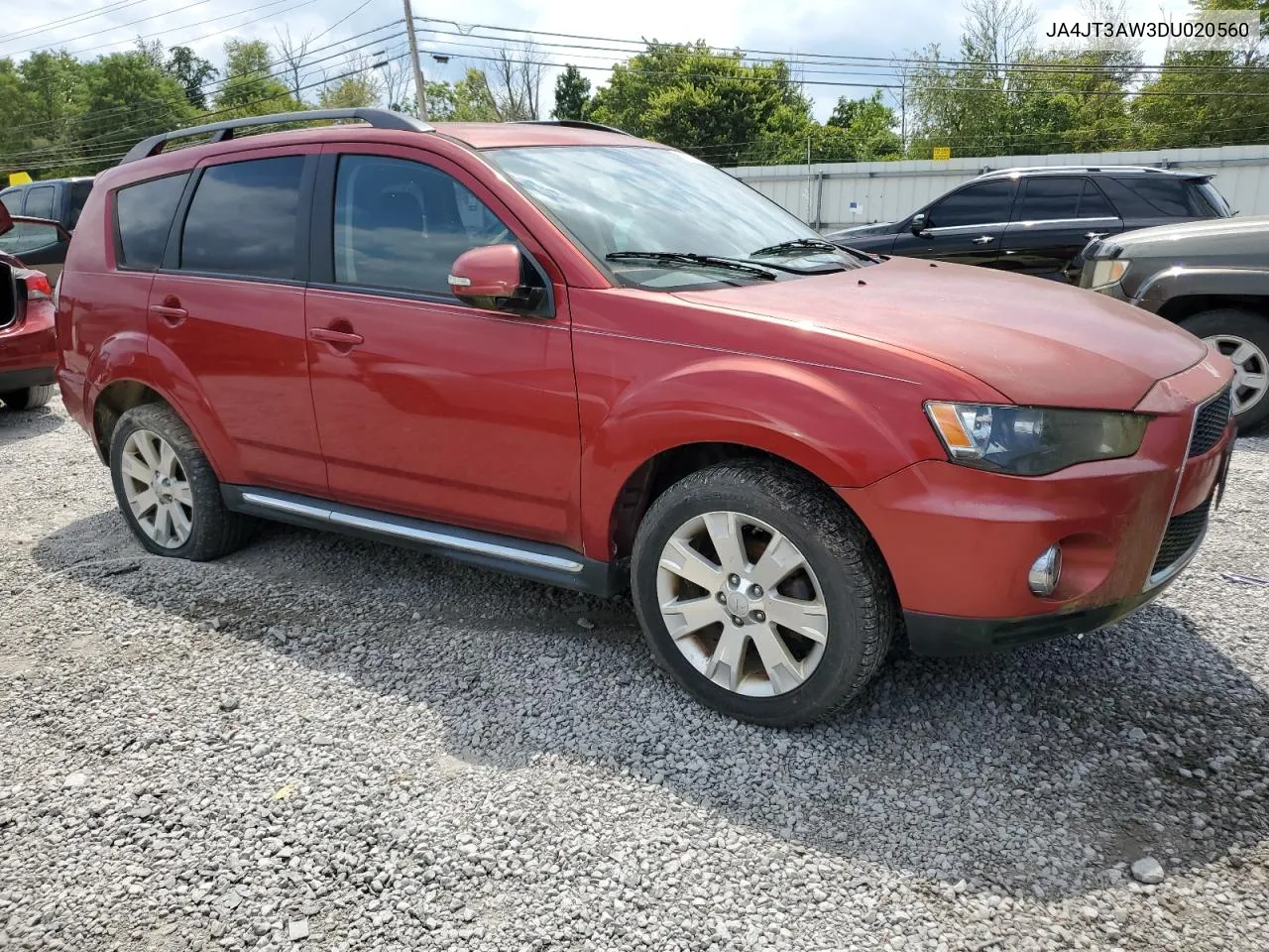 2013 Mitsubishi Outlander Se VIN: JA4JT3AW3DU020560 Lot: 64678464