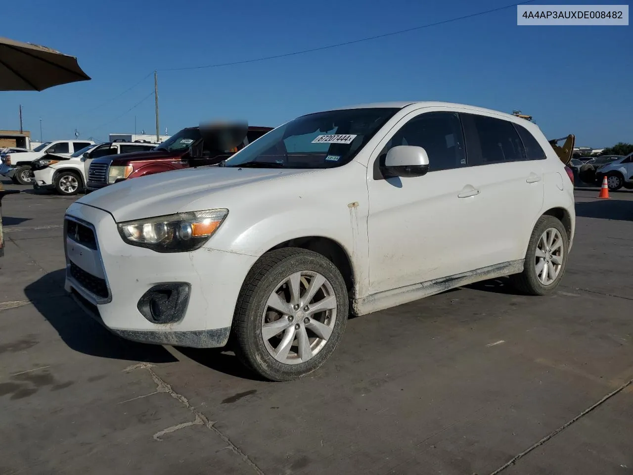 2013 Mitsubishi Outlander Sport Es VIN: 4A4AP3AUXDE008482 Lot: 67207444