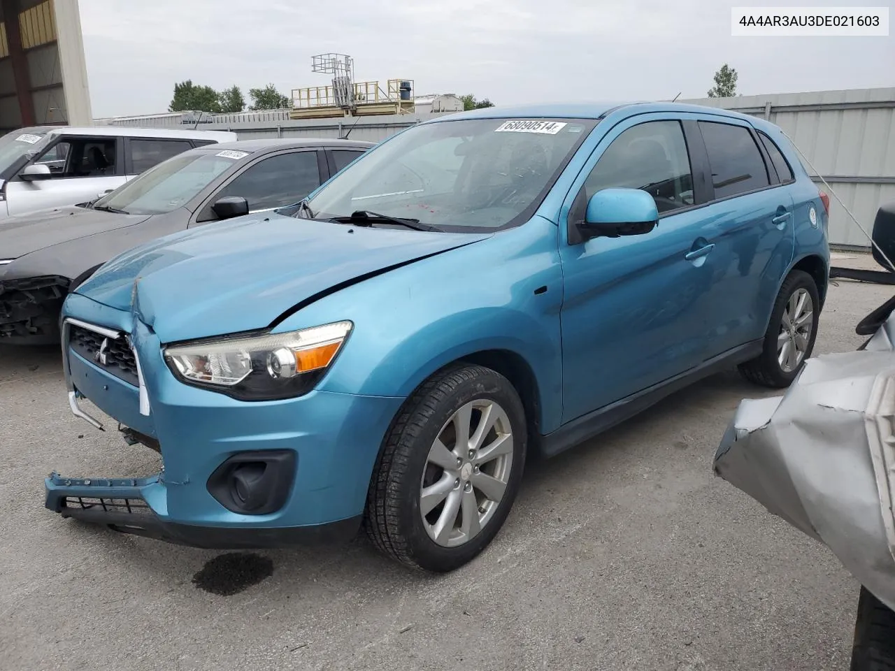 2013 Mitsubishi Outlander Sport Es VIN: 4A4AR3AU3DE021603 Lot: 68090514