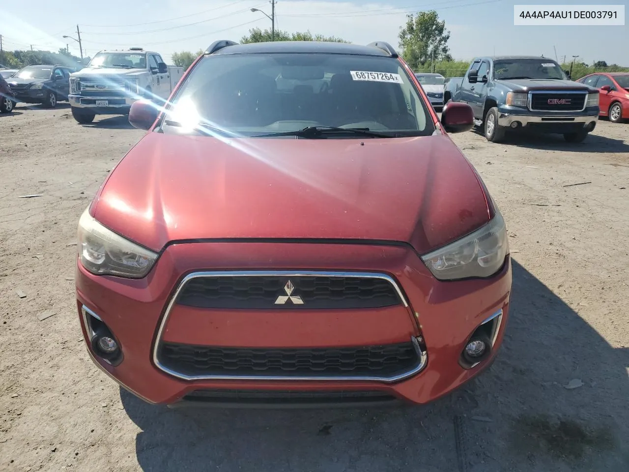 2013 Mitsubishi Outlander Sport Se VIN: 4A4AP4AU1DE003791 Lot: 68757264