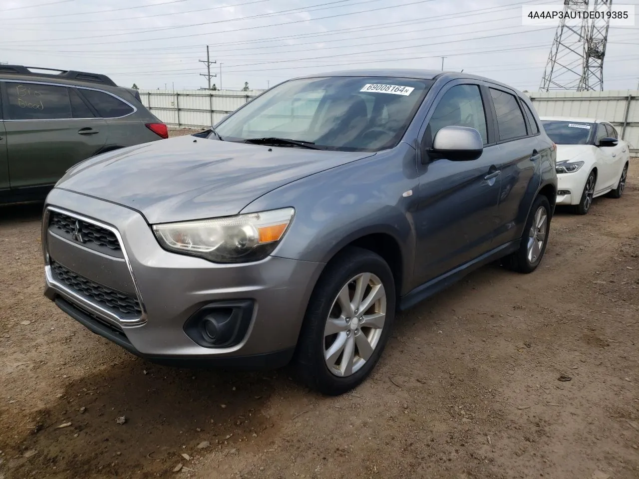 2013 Mitsubishi Outlander Sport Es VIN: 4A4AP3AU1DE019385 Lot: 69008164