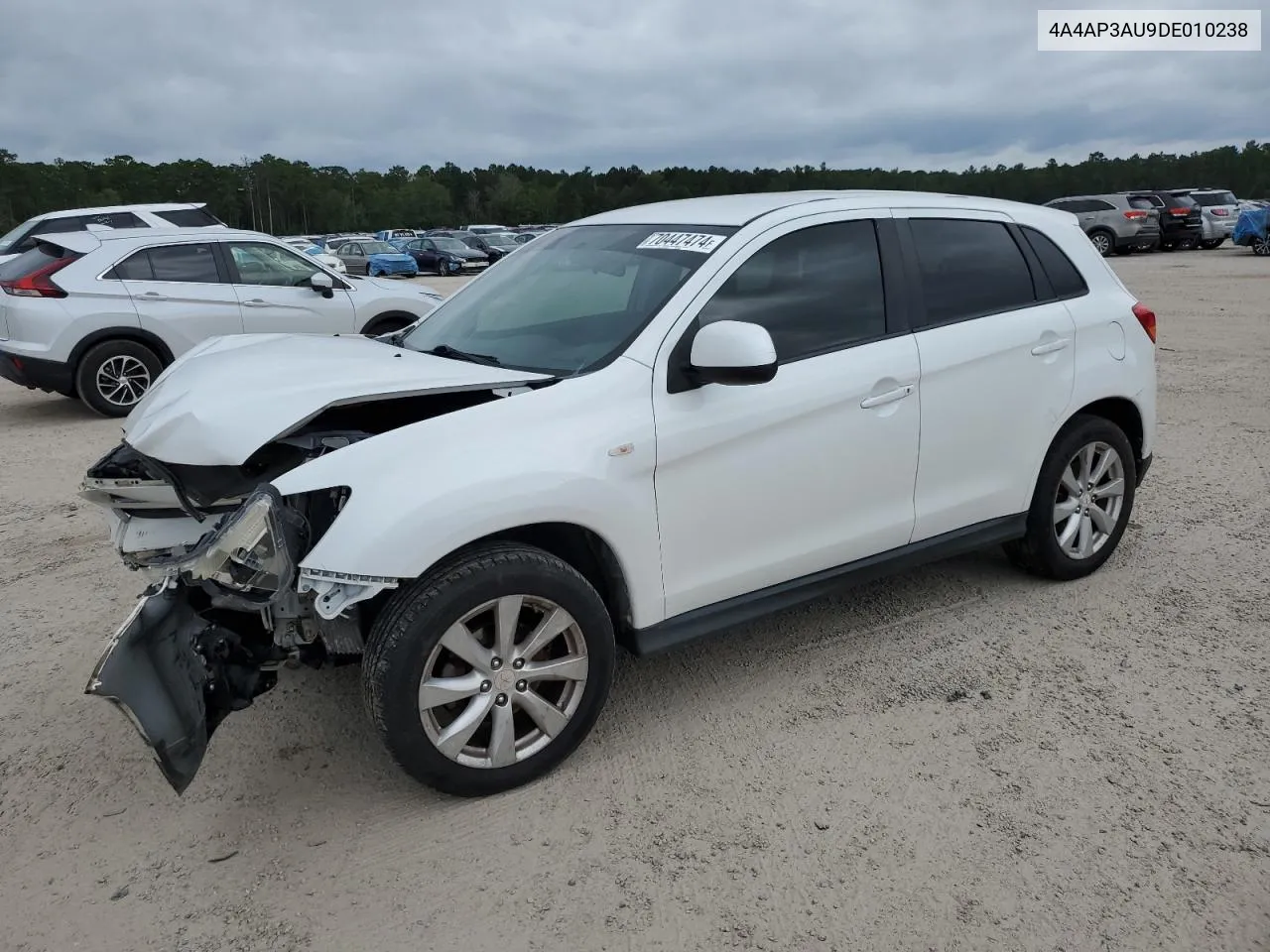 2013 Mitsubishi Outlander Sport Es VIN: 4A4AP3AU9DE010238 Lot: 70447474