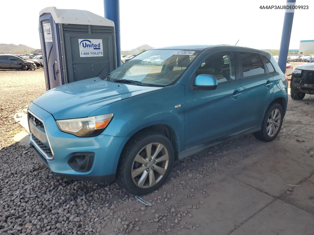 2013 Mitsubishi Outlander Sport Es VIN: 4A4AP3AU8DE009923 Lot: 71213474