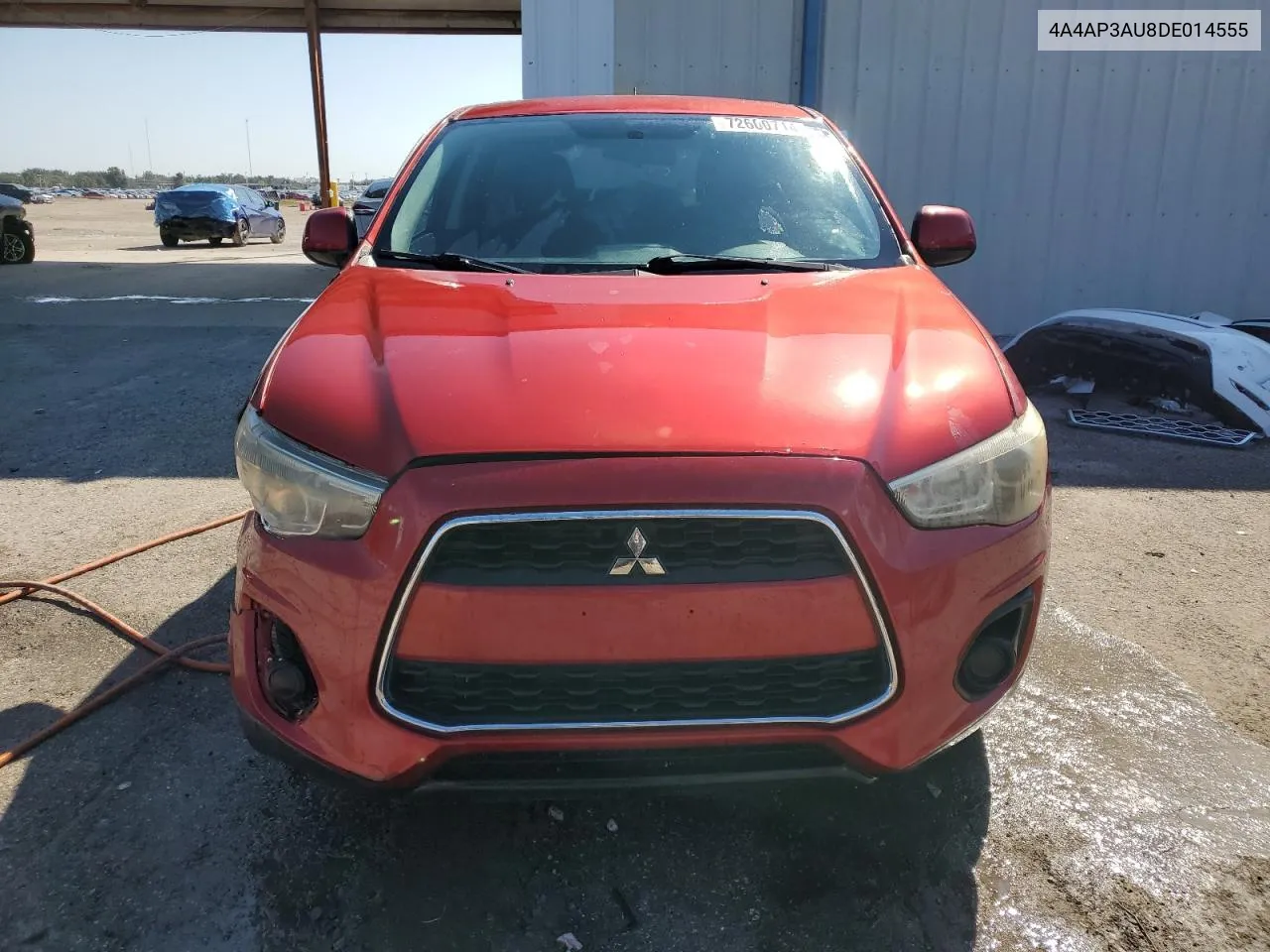 2013 Mitsubishi Outlander Sport Es VIN: 4A4AP3AU8DE014555 Lot: 72600714