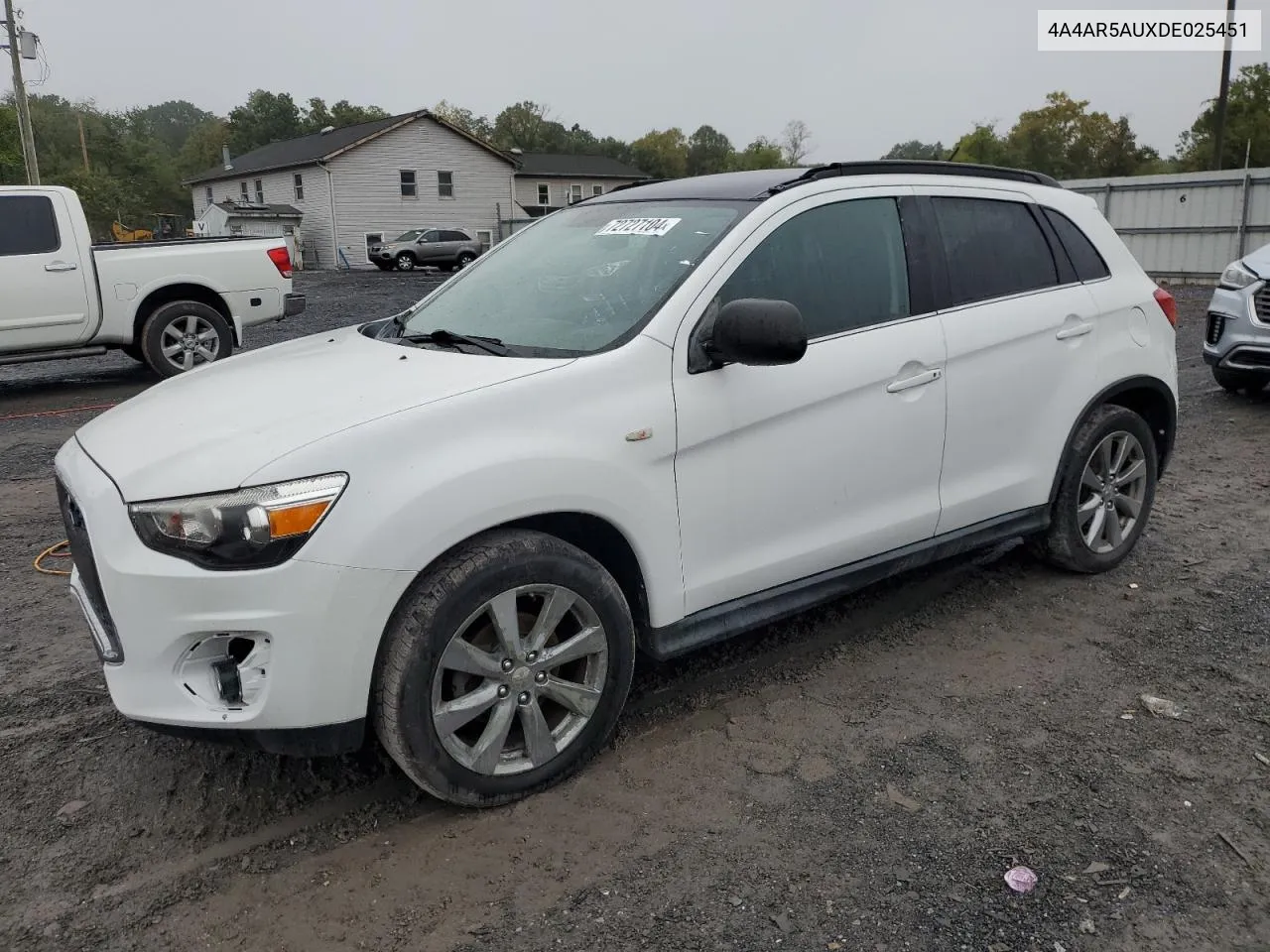 4A4AR5AUXDE025451 2013 Mitsubishi Outlander Sport Le