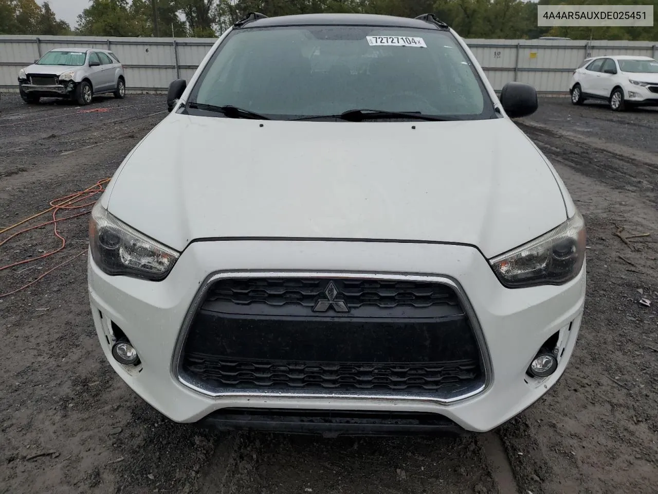 2013 Mitsubishi Outlander Sport Le VIN: 4A4AR5AUXDE025451 Lot: 72727104