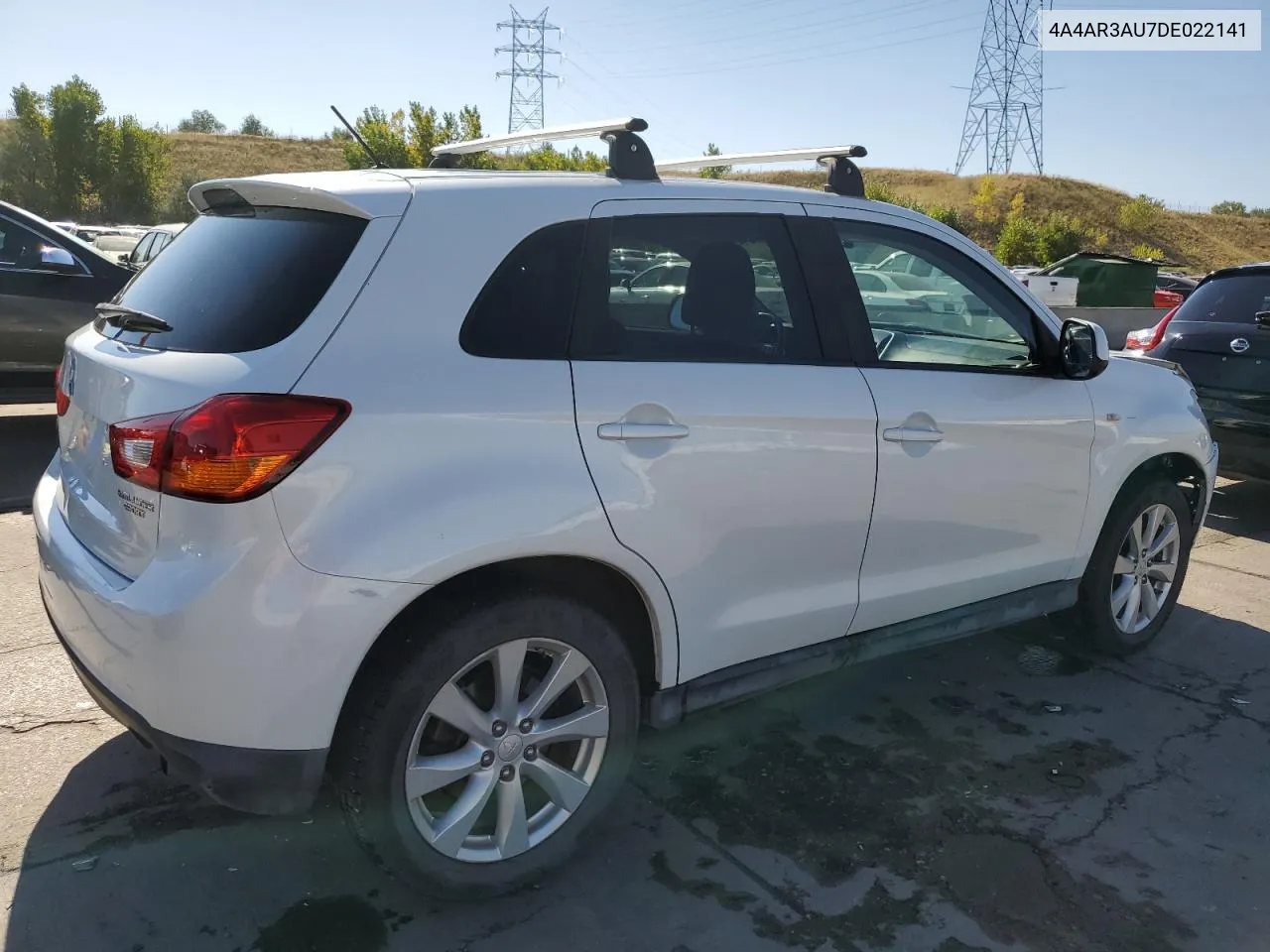 4A4AR3AU7DE022141 2013 Mitsubishi Outlander Sport Es