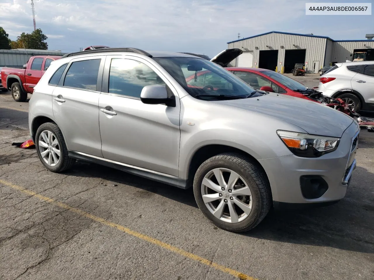 2013 Mitsubishi Outlander Sport Es VIN: 4A4AP3AU8DE006567 Lot: 74958704