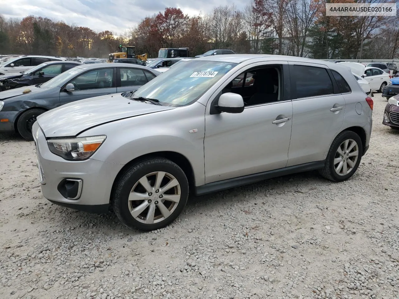 2013 Mitsubishi Outlander Sport Se VIN: 4A4AR4AU5DE020166 Lot: 76178794