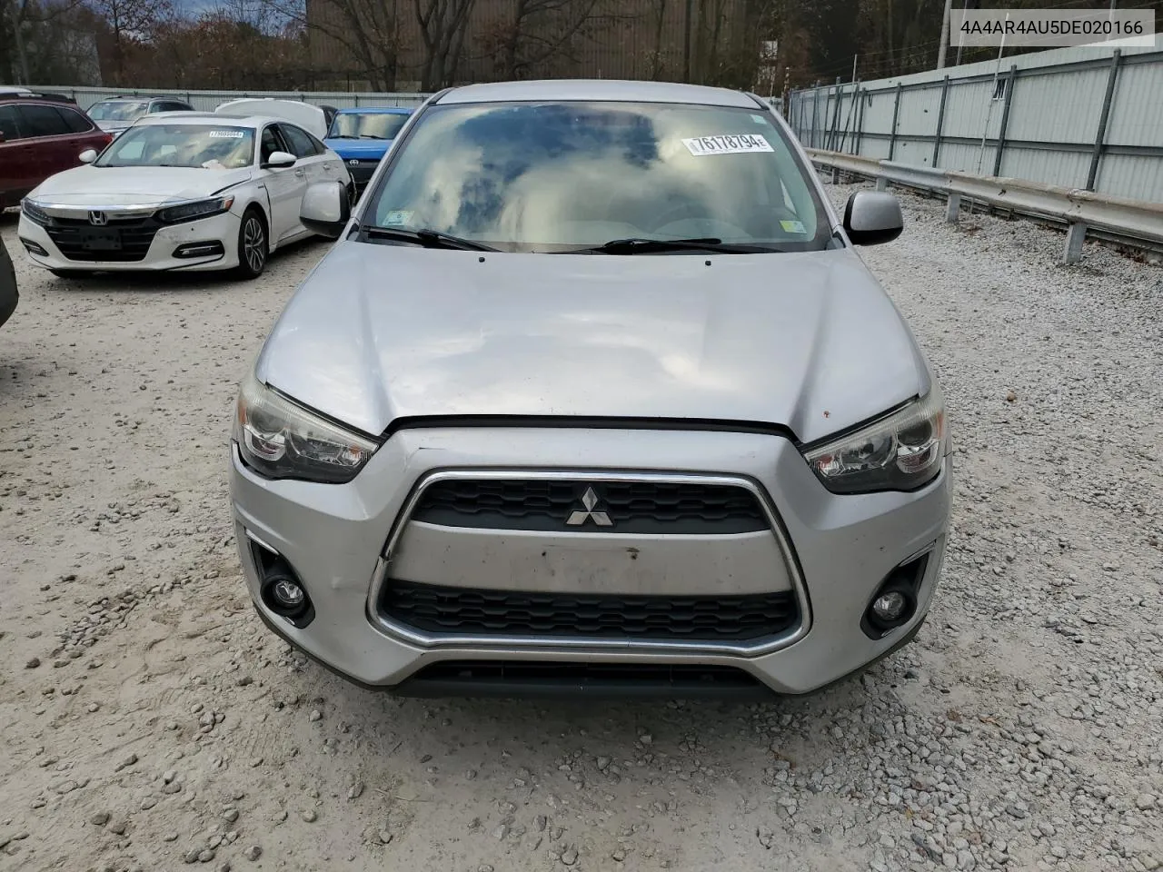 2013 Mitsubishi Outlander Sport Se VIN: 4A4AR4AU5DE020166 Lot: 76178794